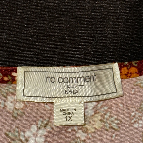 no-comment Brown Floral Wrapped Waist - Picture 3 of 4